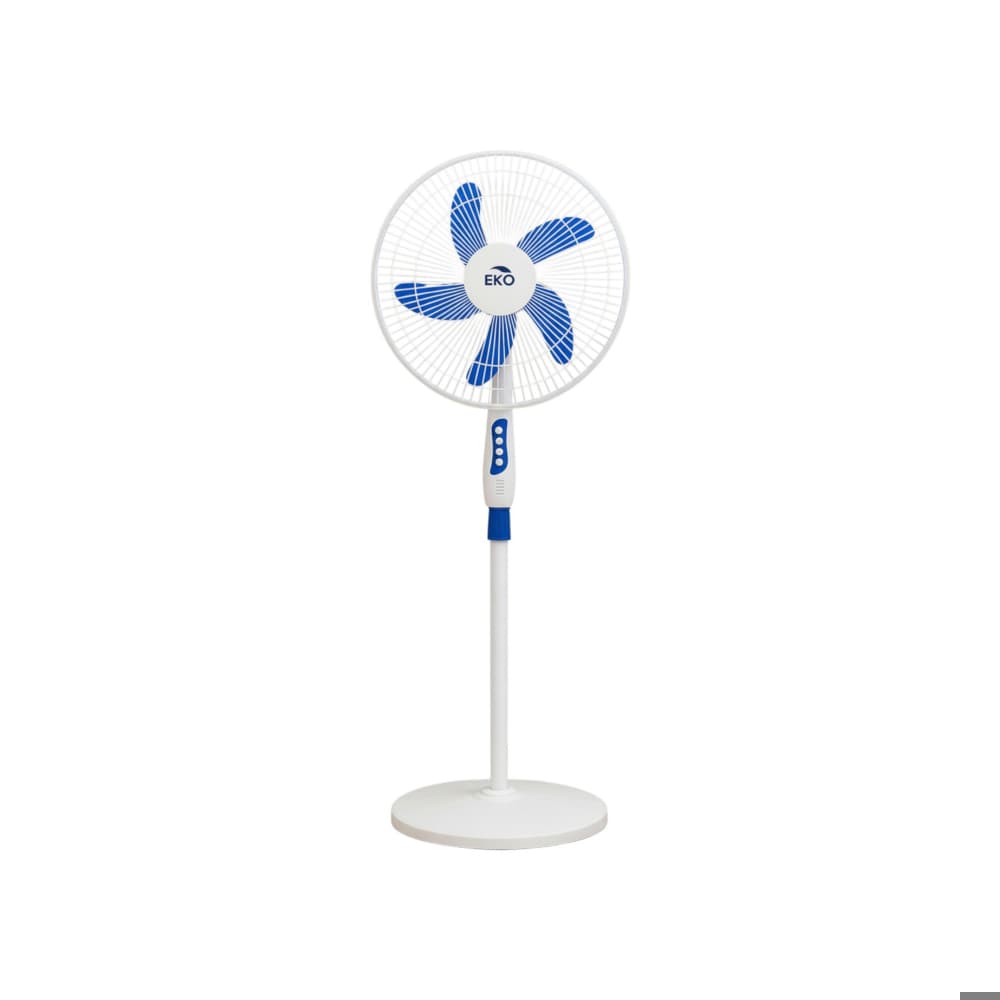 Ventilador de pedestal azul y blanco 16" Eko EKO16S - Imagen 1