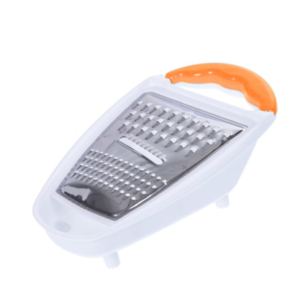 Rallador con recipiente con mango color naranja 27 cm x 15 cm Casa y Manaje - Imagen 1