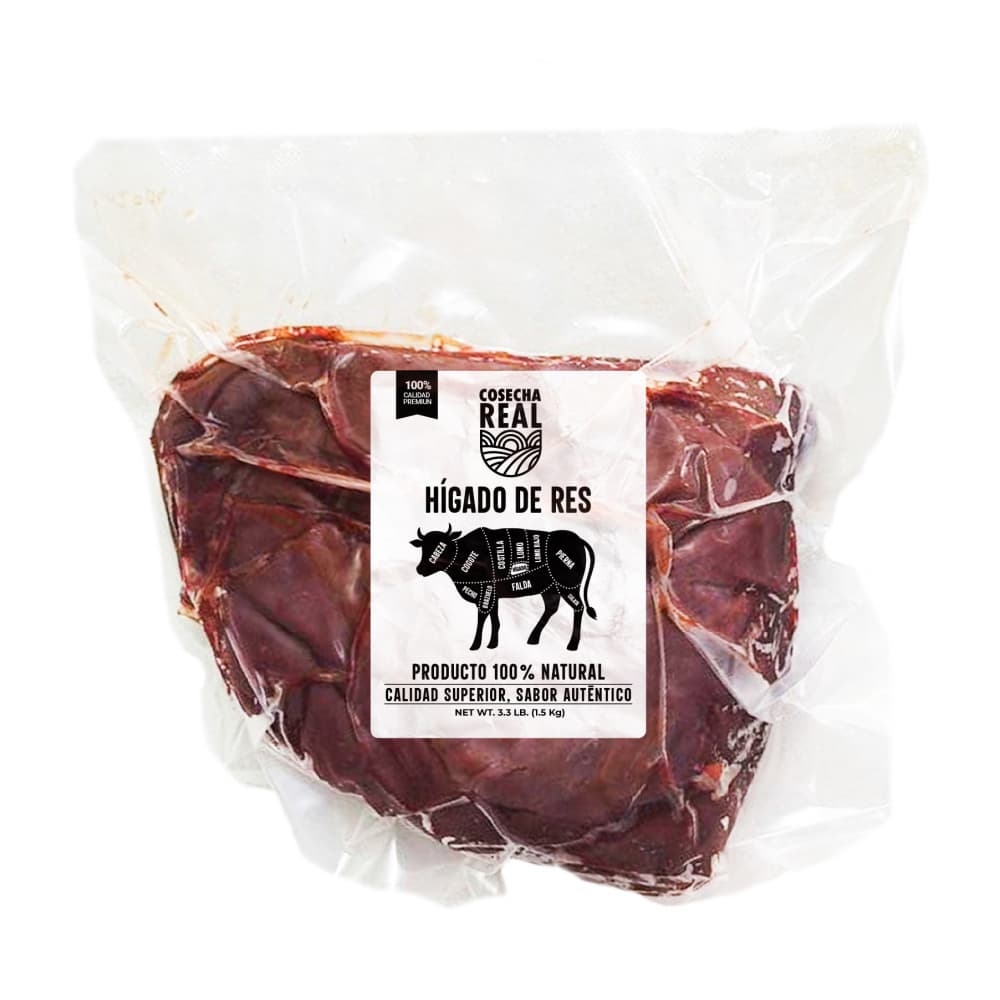 Hígado de res Cosecha Real (1.5 kg / 3.3 lb) - Imagen 1