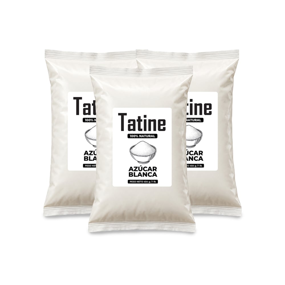 Azúcar blanca Tatine (3 x 454 g / 1 lb) - Imagen 1