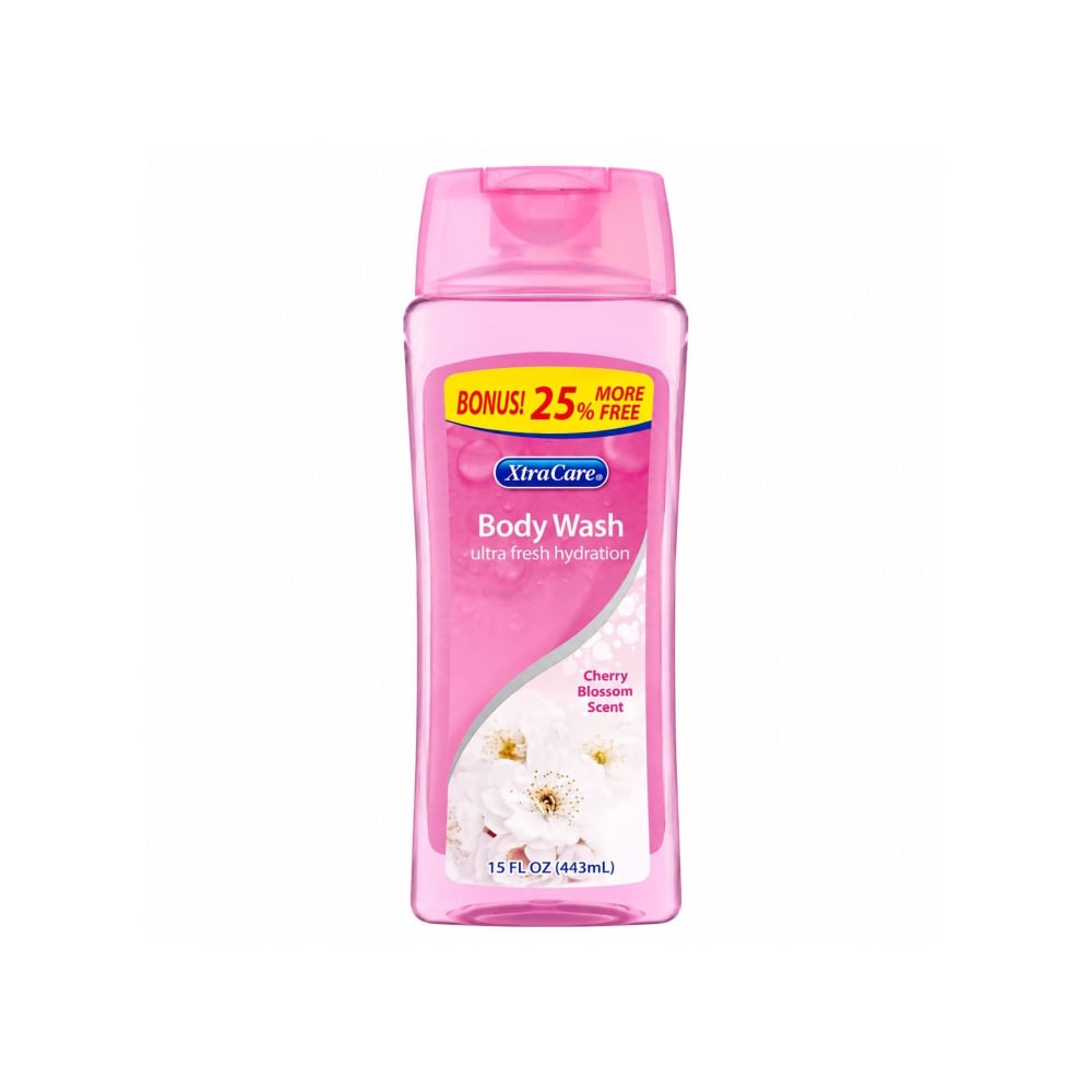 Gel de baño hidratación ultra fresca aroma a flor de cerezo XtraCare (443 ml / 15 fl oz) - Imagen 1