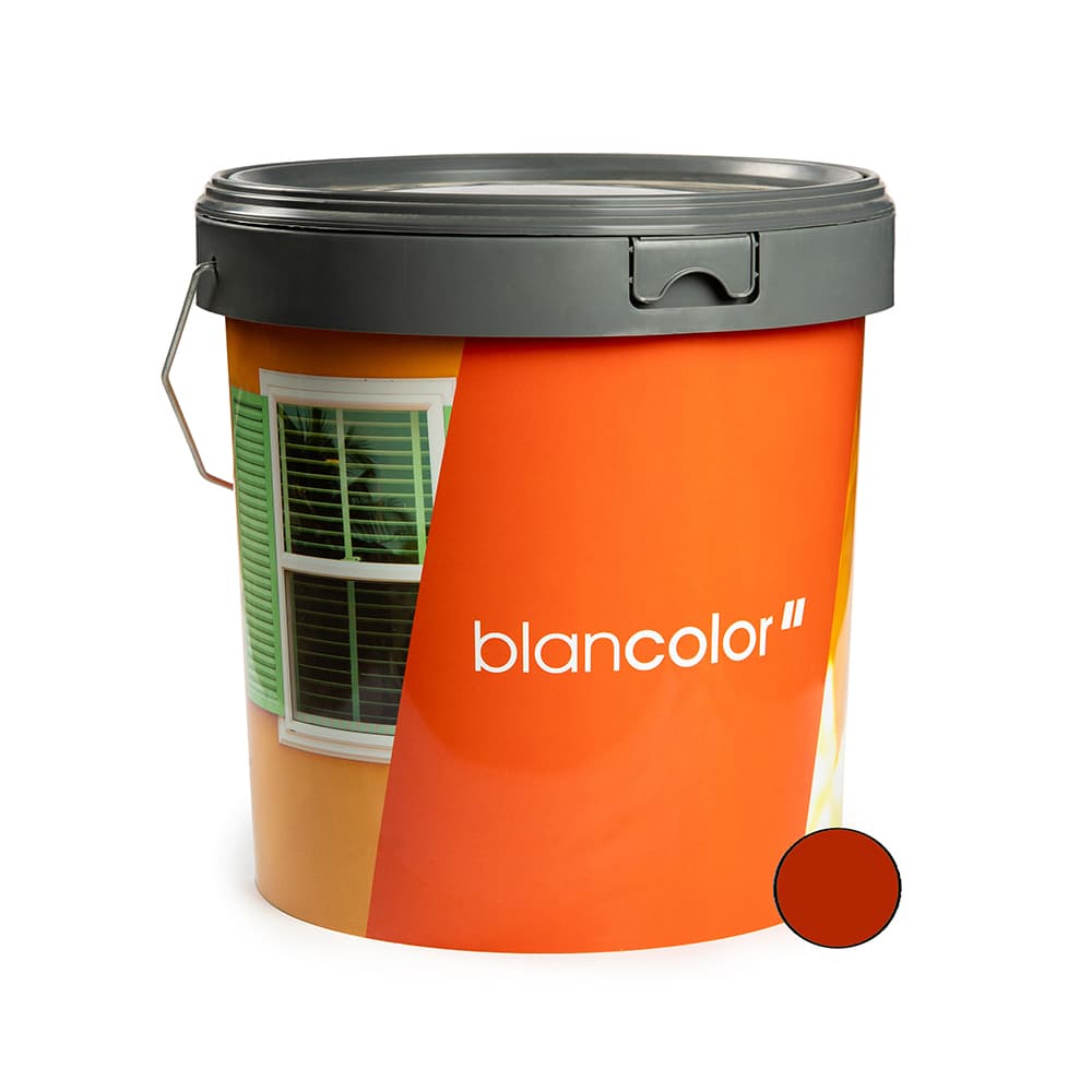 Pintura elástica impermeabilizante color rojo elastorm Blancolor Isaval (12 L) - Imagen 1