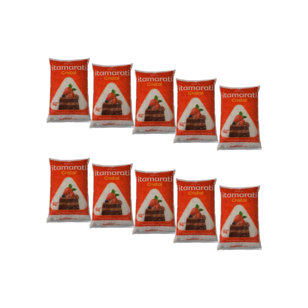 Azúcar blanca cristal Itamarati (10 x 1 kg / 2.2 lb) - Imagen 1