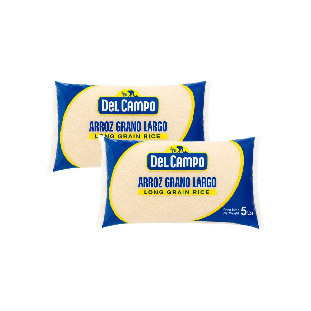 Combo de arroz de grano largo Del Campo (2 x 2.27 kg / 5 lb) - Imagen 1