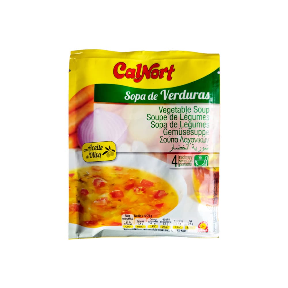 Sopa de verduras Calnort (51 g / 1.8 oz) - Imagen 1