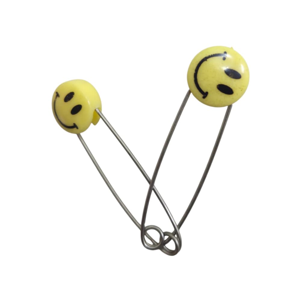 Alfileres con diseño de caritas Canastillas Hernández (2 U) - Imagen 1