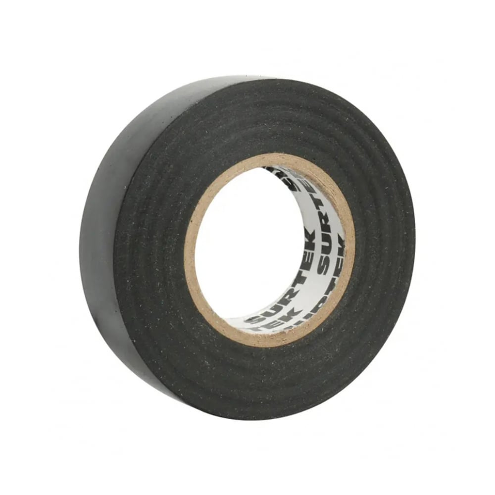 Cinta de aislar color negro 19 mm x 9 m Surtek 138000 - Imagen 1
