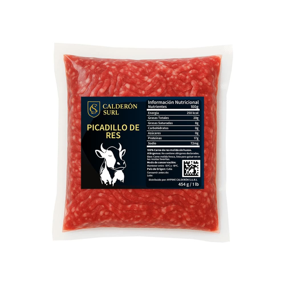 Picadillo de res Calderón (454 g / 1 lb) - Imagen 1