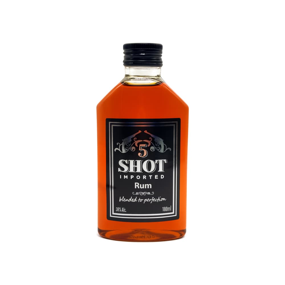 Ron 5 Shot (180 ml) - Imagen 1