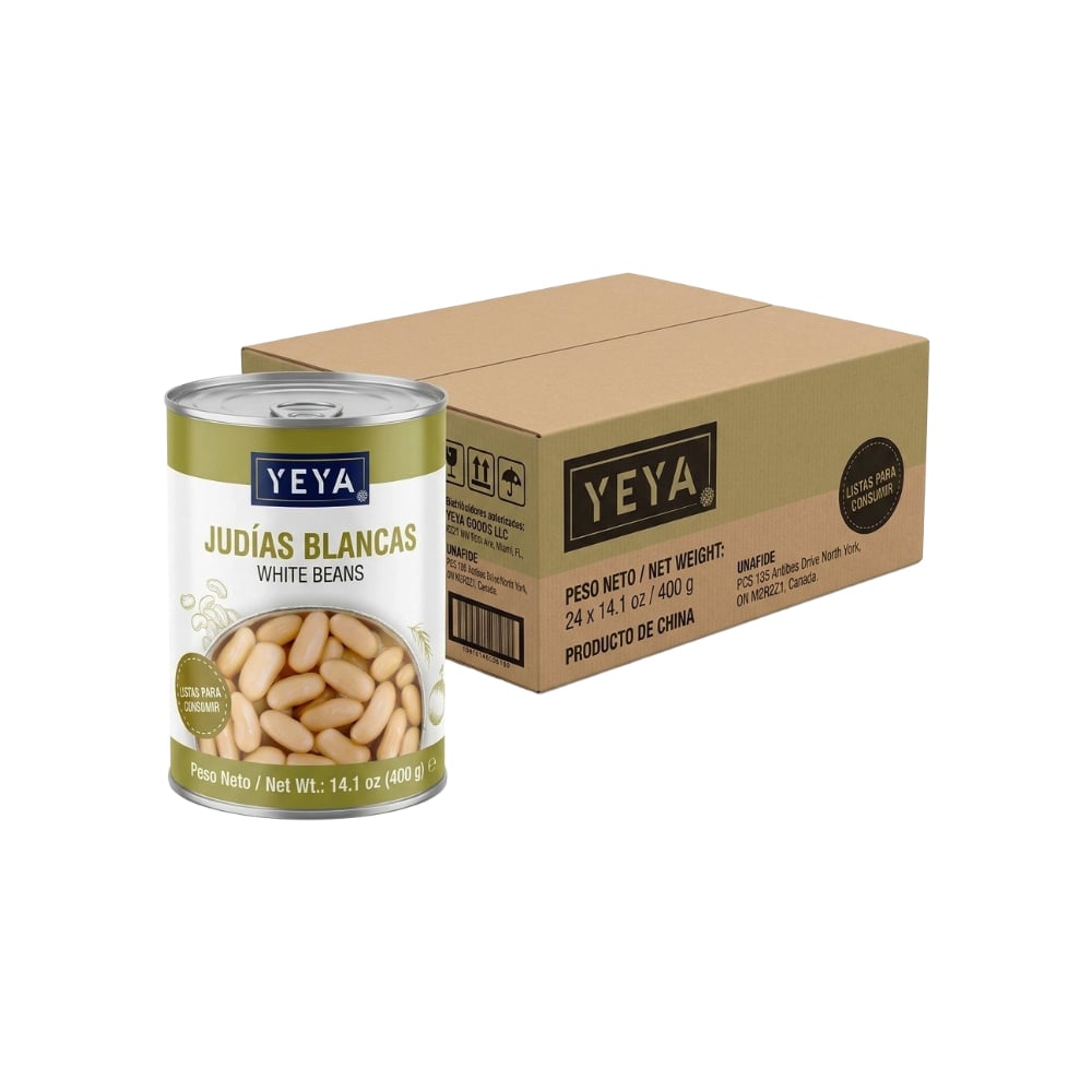 Judías Blancas YEYA (24 x 400 g / 14.1 oz) - Imagen 1