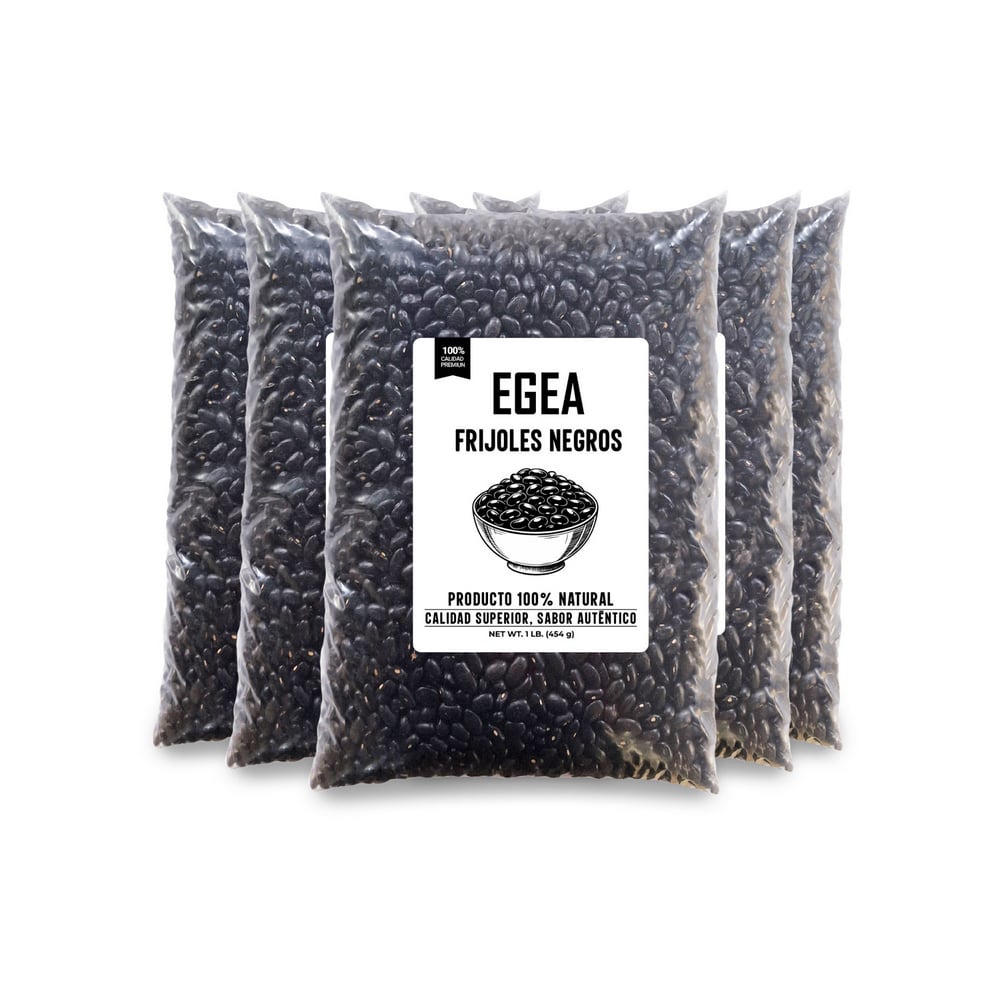 Frijoles negros EGEA (5 x 454 g / 1 lb) - Imagen 1