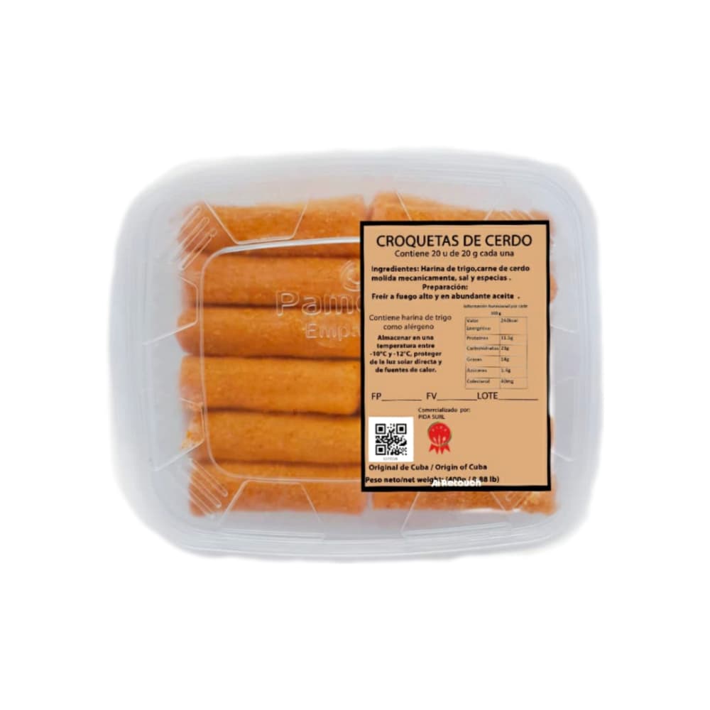 Croquetas de cerdo Pida (400 g / 14.10 oz) - Imagen 1