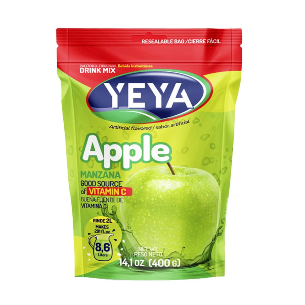 Refresco instantáneo sabor a manzana YEYA (400 g / 14.1 oz) - Imagen 1