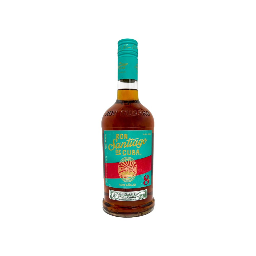 Ron añejo 8 años Santiago de Cuba (700 ml) - Imagen 1