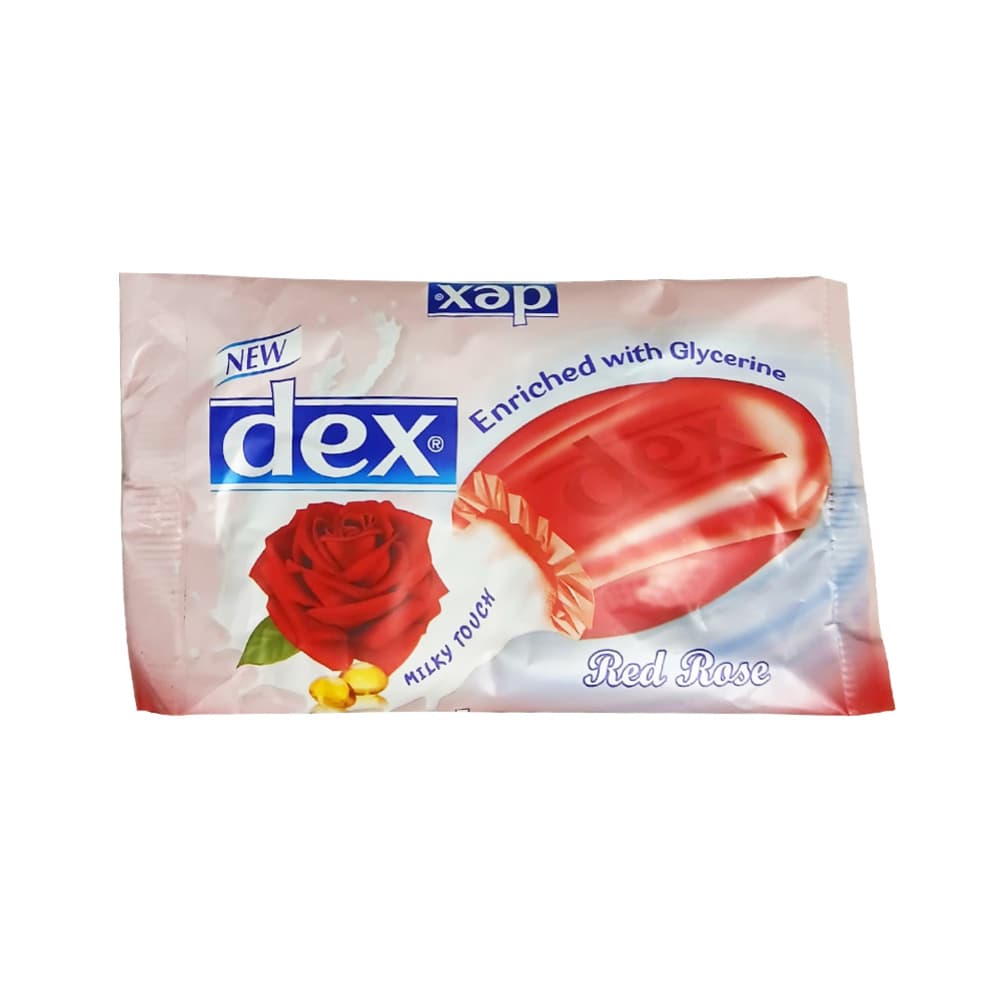 Jabón de tocador aroma a rosas rojas Dex (125 g / 4.40 oz) - Imagen 1