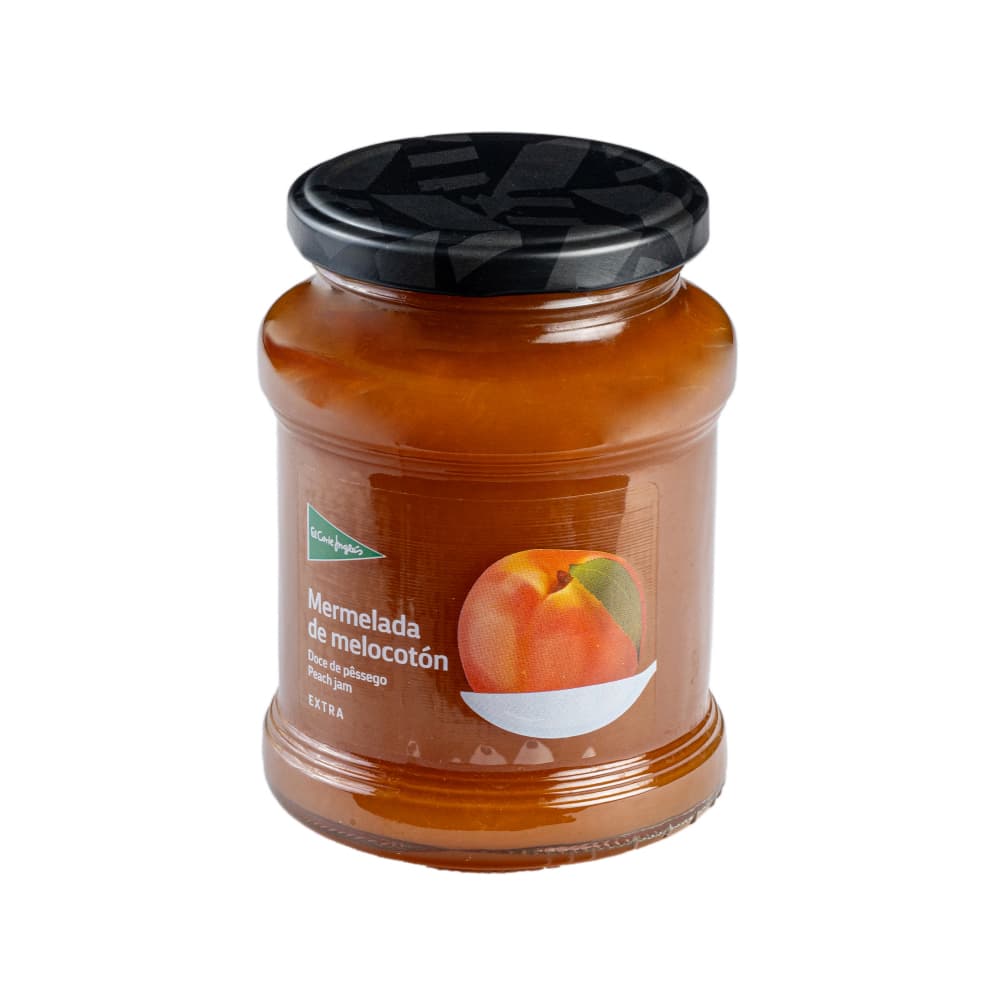 Mermelada de melocotón extra El Corte Inglés (410 g / 14.4 oz) - Imagen 1
