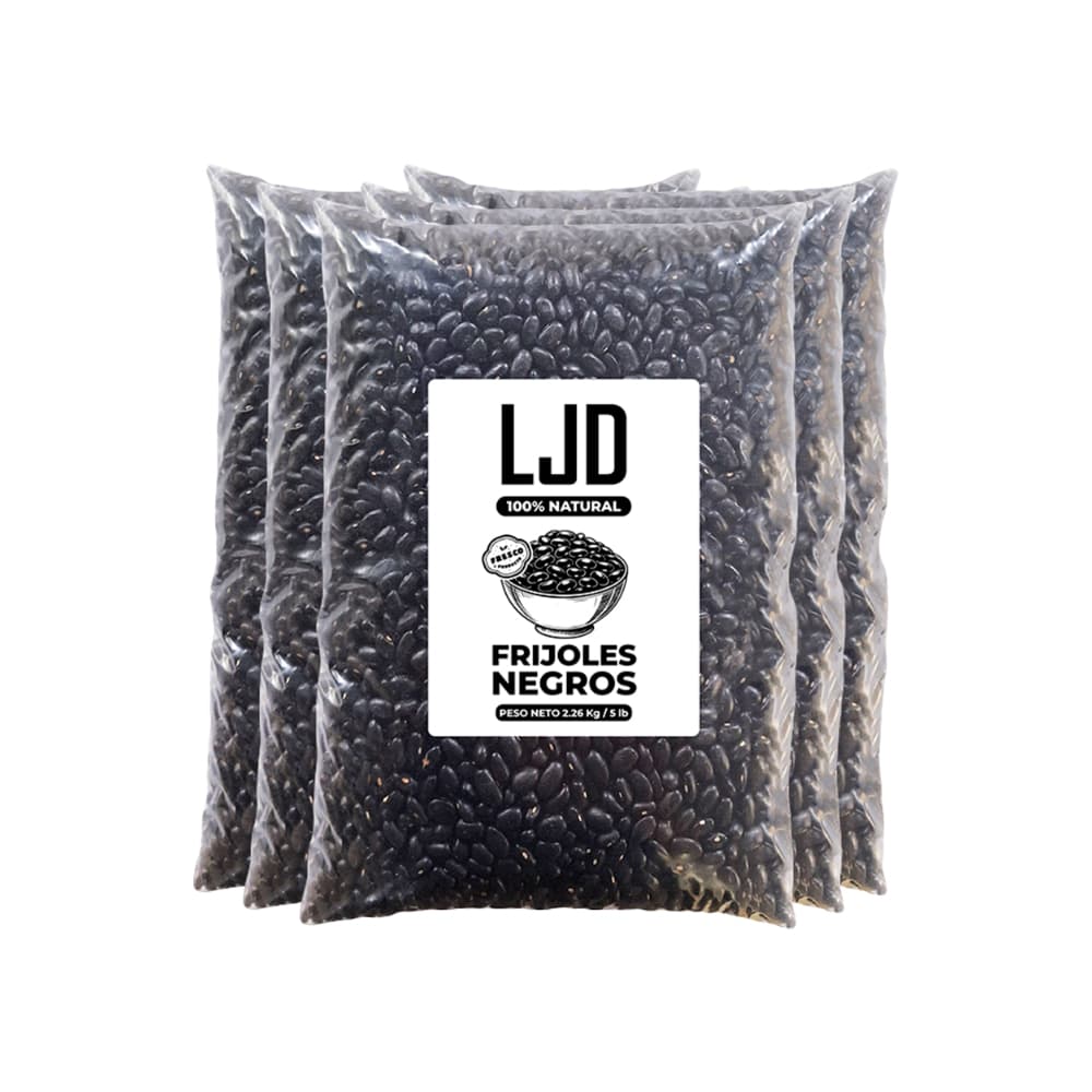 Frijoles negros LJD (5 x 2.26 kg / 5 lb) - Imagen 1