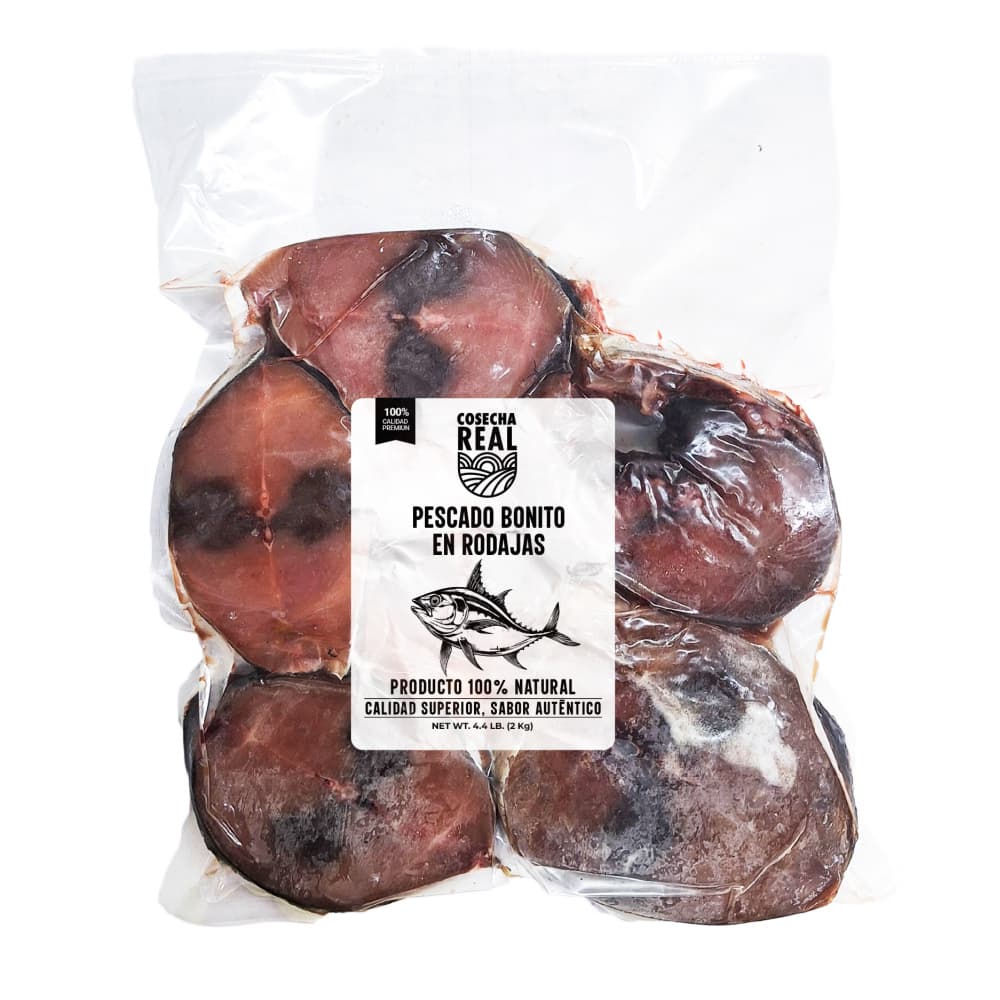 Pescado bonito en rodajas Cosecha Real (2 kg / 4.4 lb) - Imagen 1
