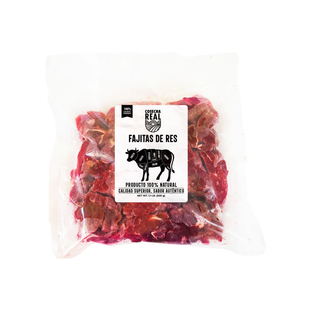 Fajitas de res Cosecha Real (500 g / 1.1 lb) - Imagen 1