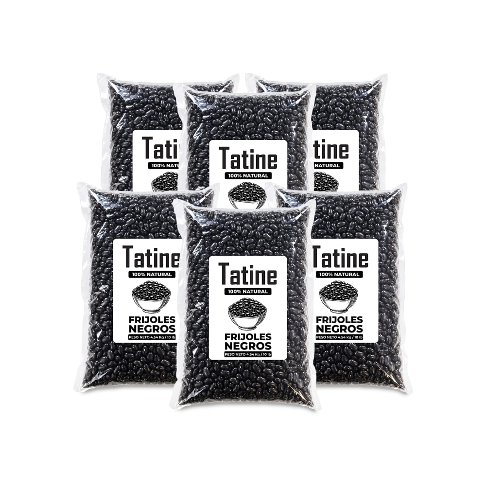 Frijoles negros Tatine (6 x 4.54 kg / 10 lb) - Imagen 1