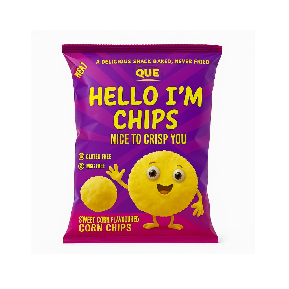 Chips de maíz con sabor a maíz dulce Que (65 g / 2.29 oz) - Imagen 1