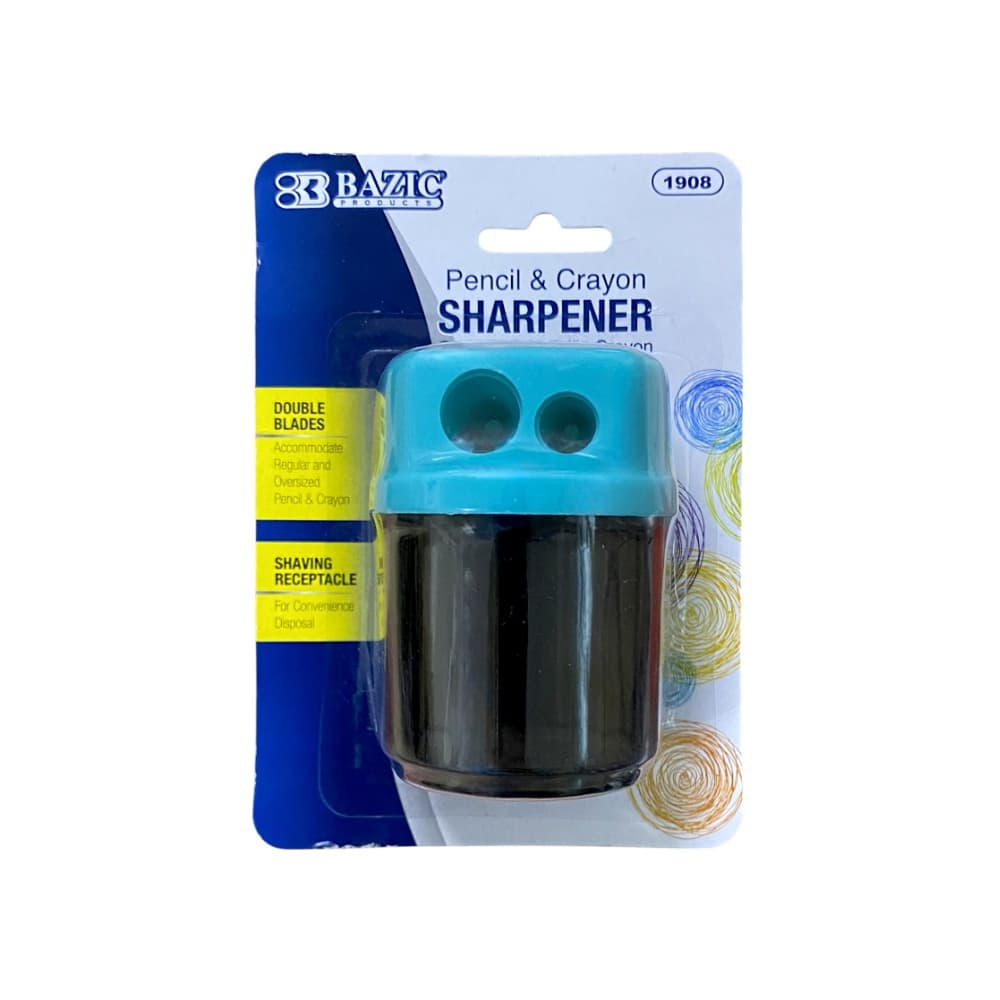 Sacapuntas de doble cuchilla Bazic - Imagen 1