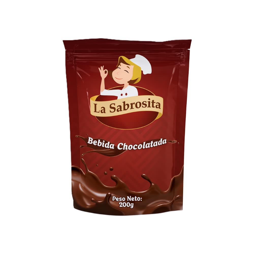 Bebida chocolatada La Sabrosita (200 g / 7.05 oz) - Imagen 1