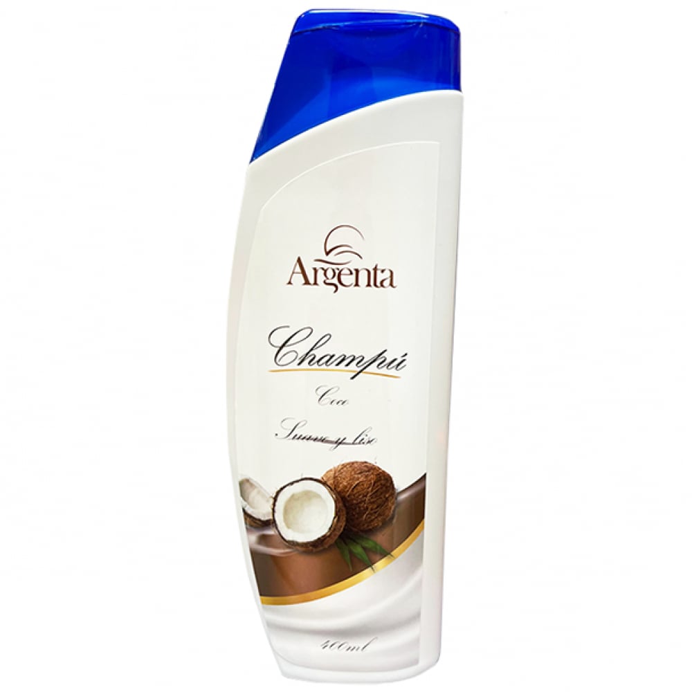 Champú de coco Argenta (400 ml / 14.08 oz) - Imagen 1