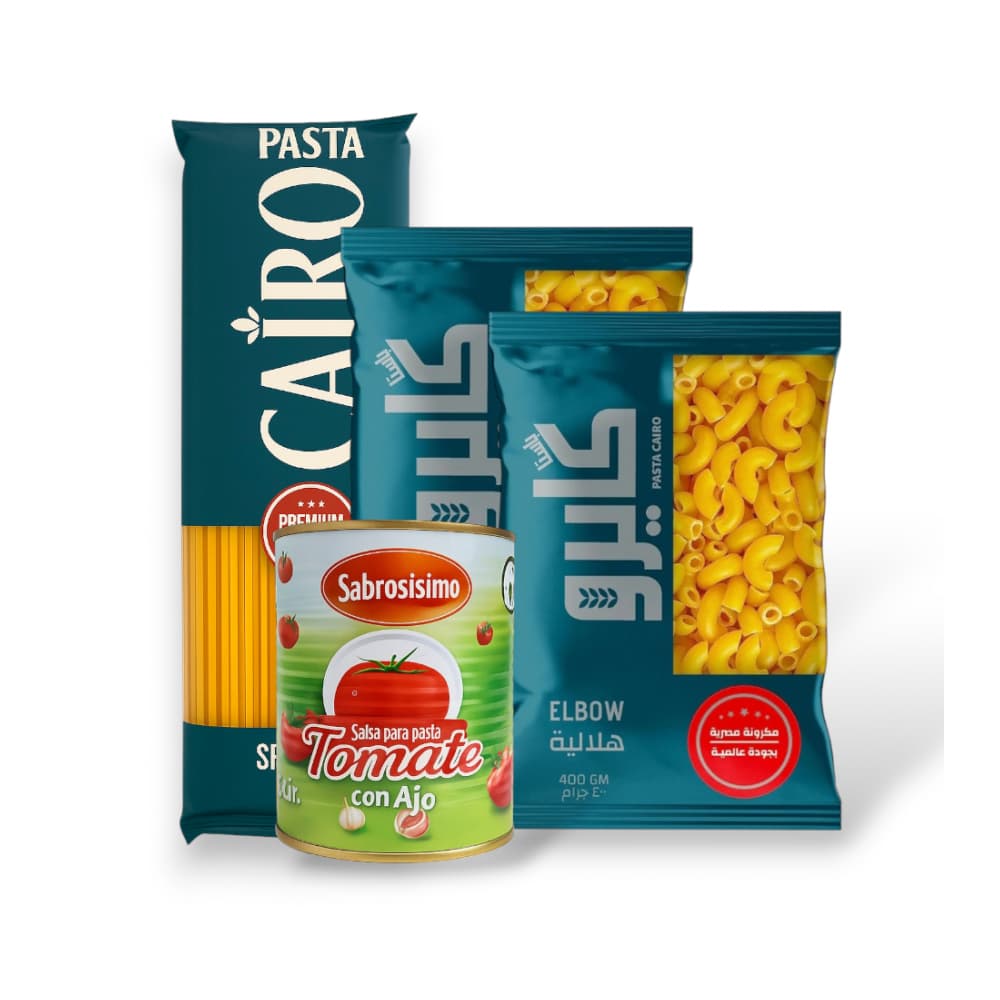 Espaguetis + coditos + salsa de tomate condimentada para pasta - Imagen 1