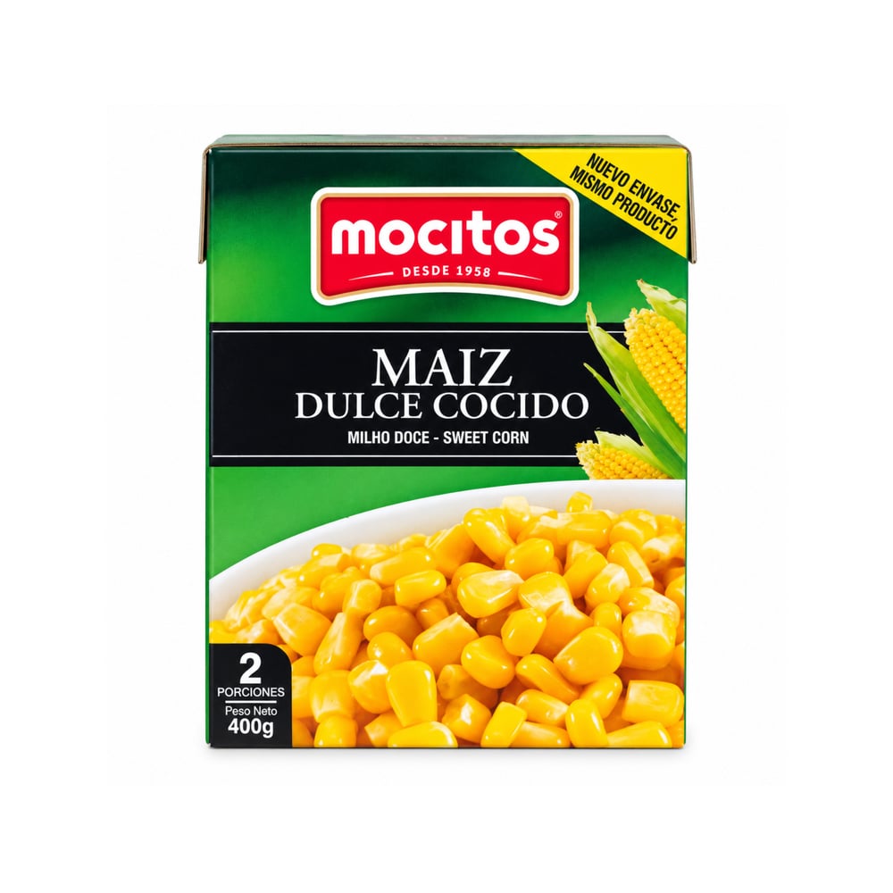 Maíz dulce cocido Mocitos (400 g / 14.1 oz) - Imagen 1
