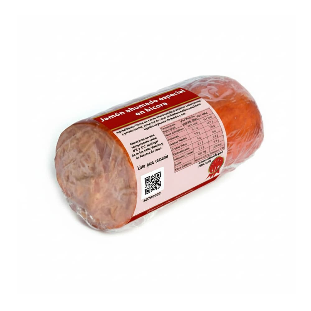 Jamón ahumado especial en bicora Pida (907 g / 2.00 lb) - Imagen 1