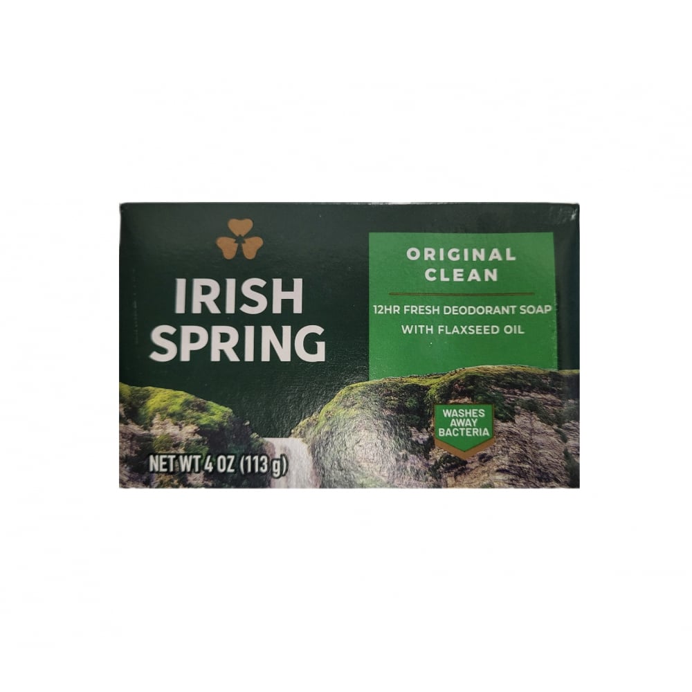 Jabón fresco con aceite de linaza Irish Spring (113 g / 4 oz) - Imagen 1