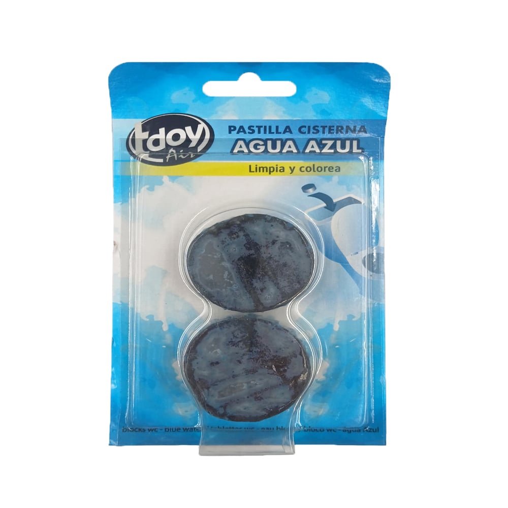 Pastilla cisterna Agua Azul Tdoy Air (2 x 50 g / 1.76 oz) - Imagen 1