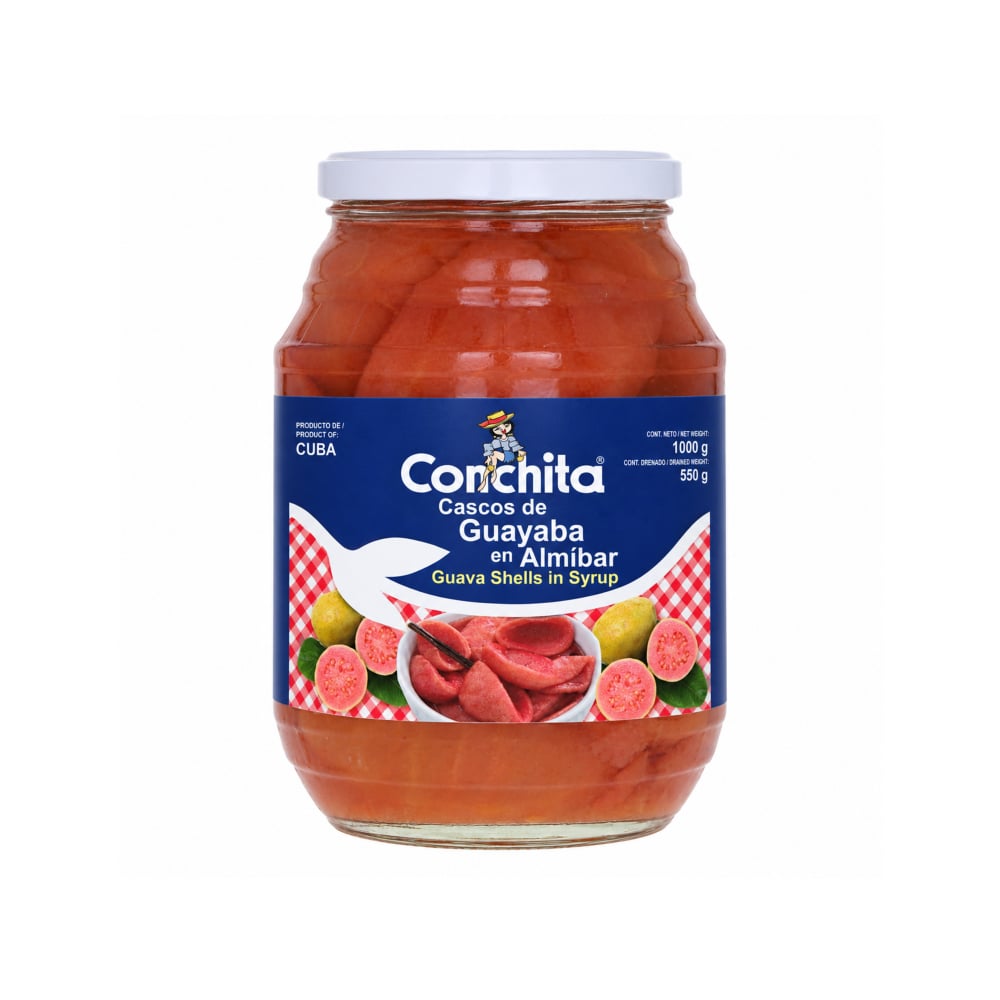 Cascos de guayaba en almíbar Conchita (1 kg / 2.2 lb) - Imagen 1