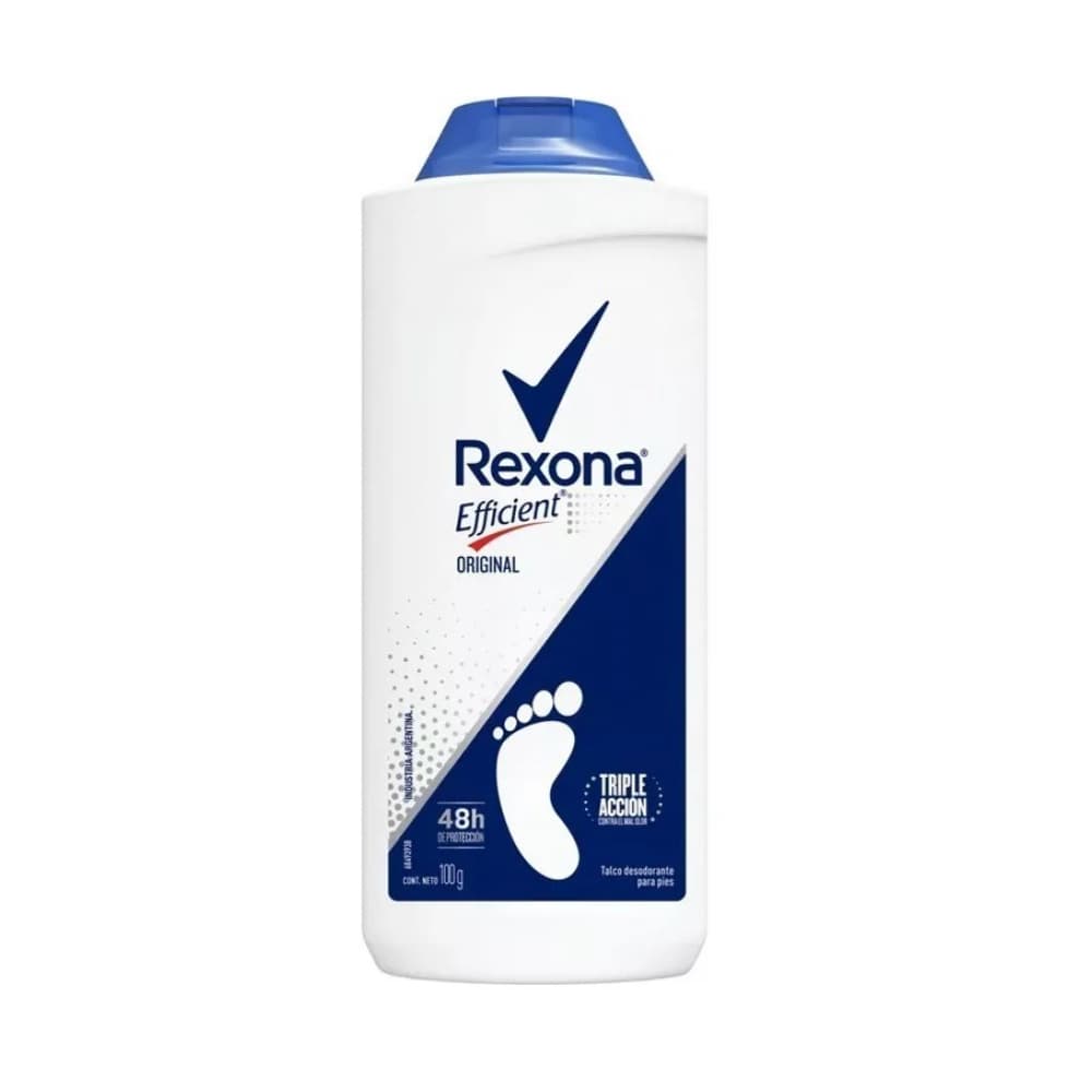 Talco desodorante para pies Rexona (100 g / 3.53 oz) - Imagen 1