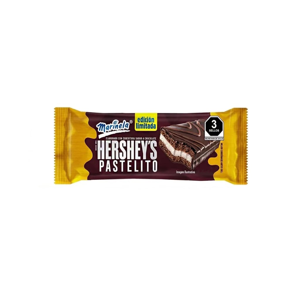 Pastelito sabor chocolate Marinela Hershey's (25 g) - Imagen 1