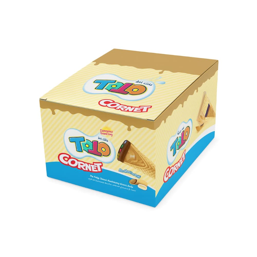 Caja de cono de barquillo y mani Toto Cornet (24 U) - Imagen 1