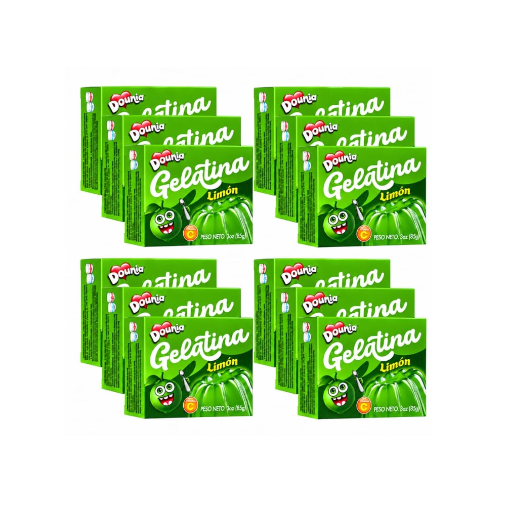 Gelatina con sabor a limón Dounia (12 x 85 g / 3 oz) - Imagen 1