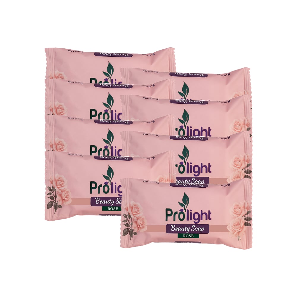 Jabón de belleza con fragancia a rosas Prolight (8 x 100 g / 3.52 oz) - Imagen 1