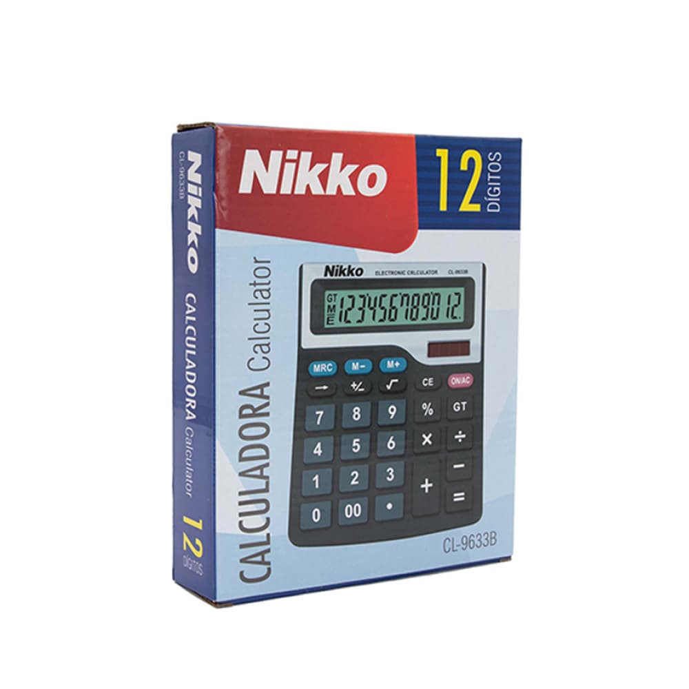 Calculadora de mesa 12 dígitos Nikko - Imagen 1
