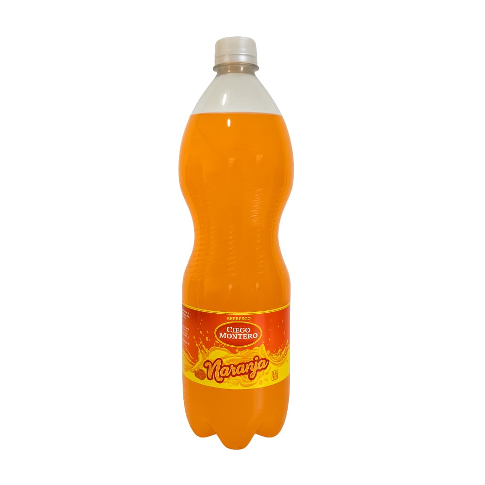 Refresco sabor naranja Ciego Montero (1500 ml) - Imagen 1