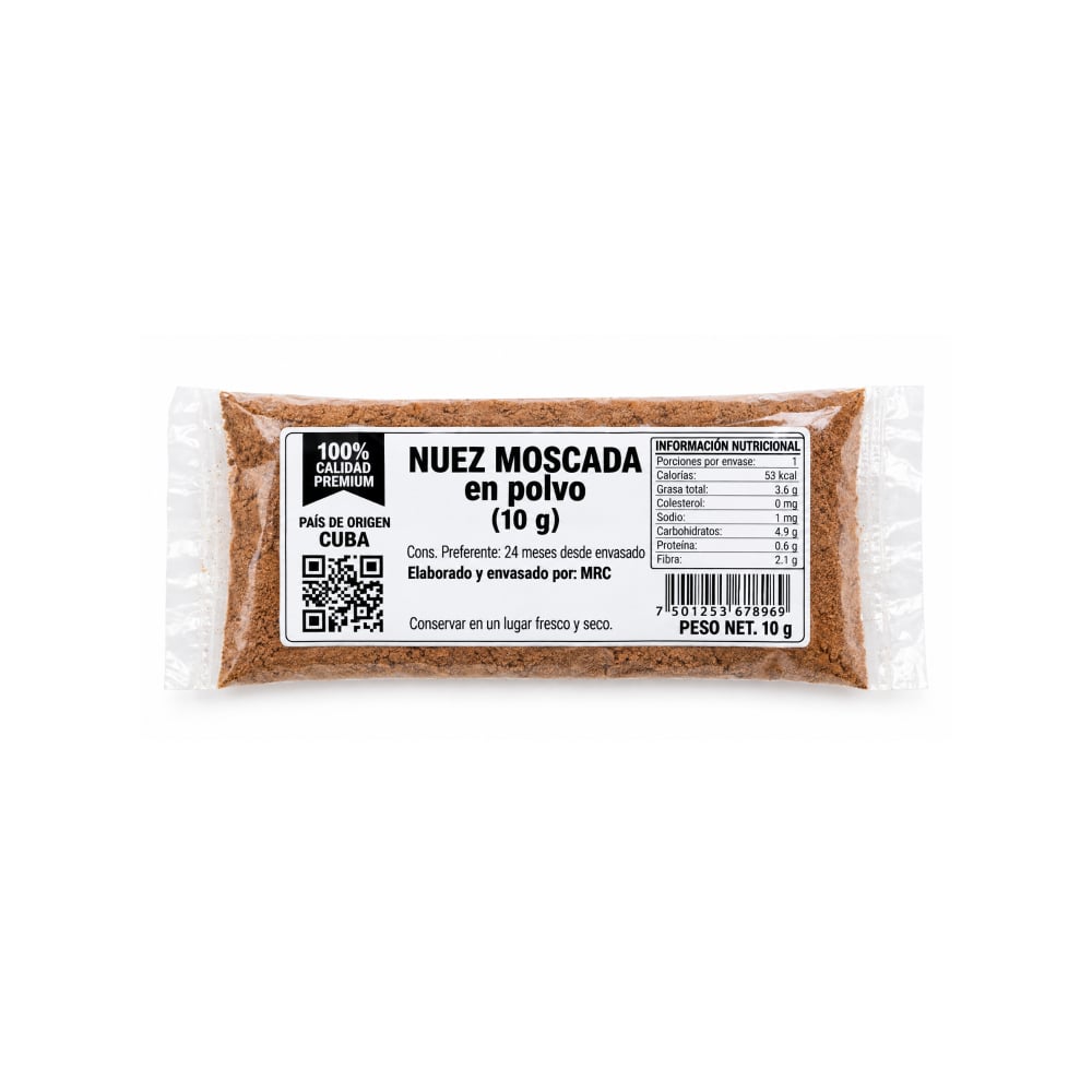 Nuez moscada en polvo MRC (10 g) - Imagen 1
