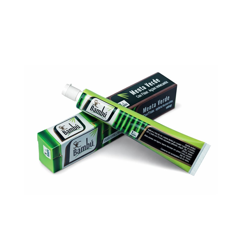 Crema dental mentolada Bambú S&C (100 g / 3.53 oz) - Imagen 1