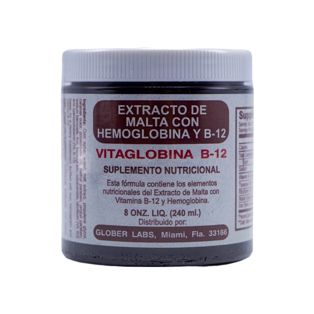 Extracto de malta con hemoglobina y B-12 Nature Plus (240 ml / 8 fl oz) - Imagen 1