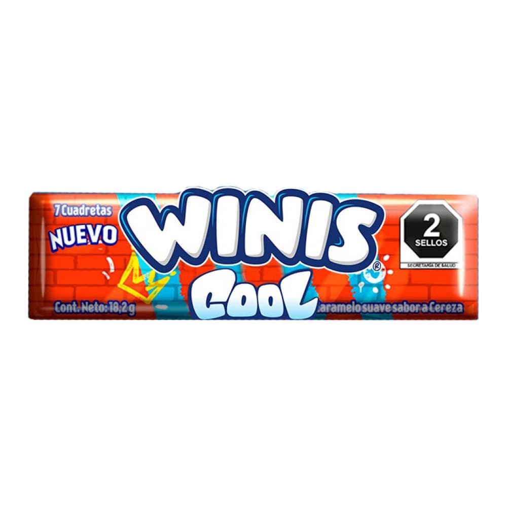 Caramelo suave sabor a cereza Winis Cool (18.2 g) - Imagen 1