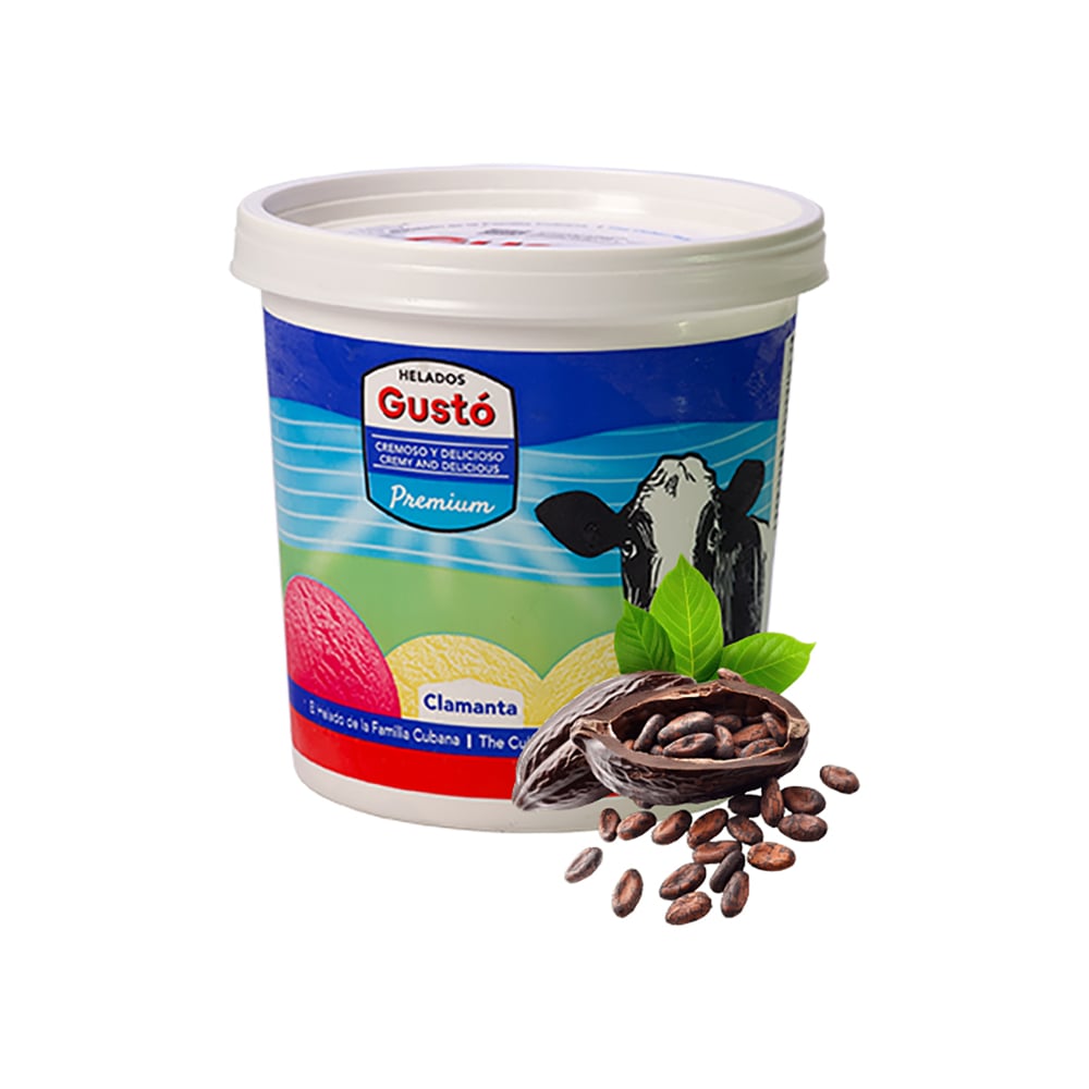 Helado Premium de chocolate Gustó (1 L) - Imagen 1