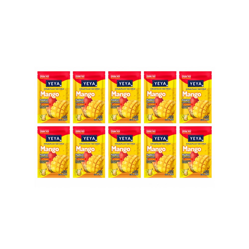 Refresco instantáneo sabor mango YEYA (10 x 10 g / 0.35 oz) - Imagen 1