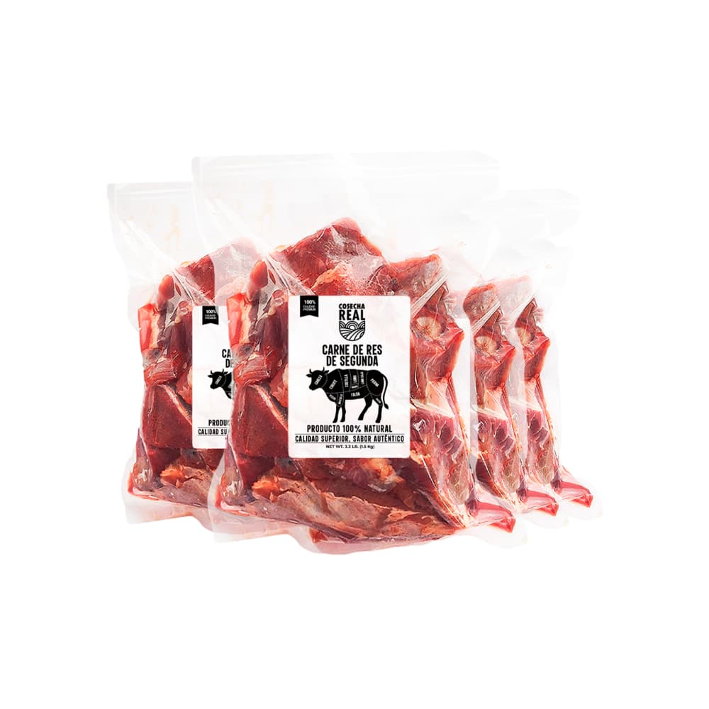 Carne de res de segunda Cosecha Real (4 x 1.5 kg / 3.3 lb) - Imagen 1