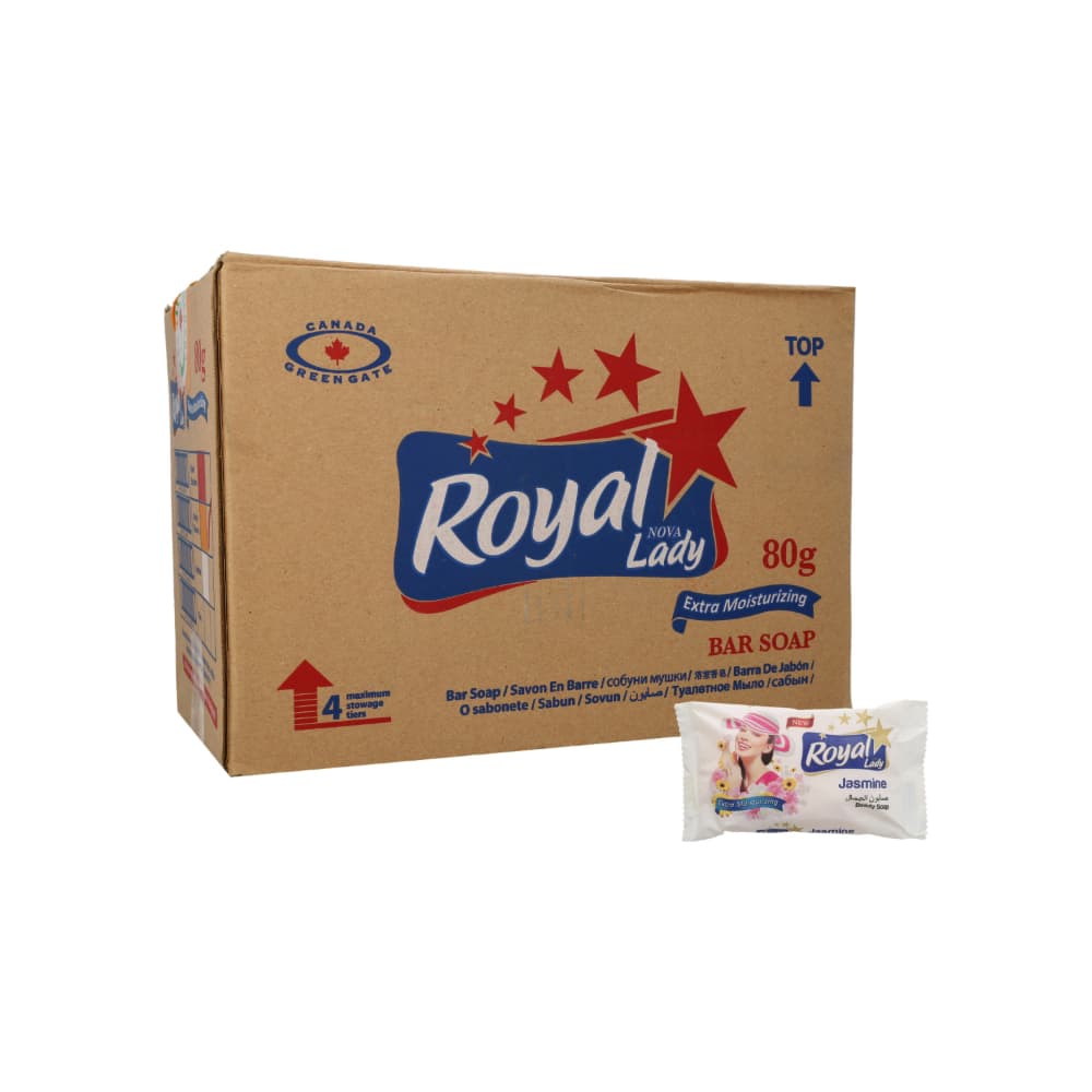 Caja de jabón de tocador con aroma a jazmín Royal Lady (96 x 80 g / 2.82 oz) - Imagen 1