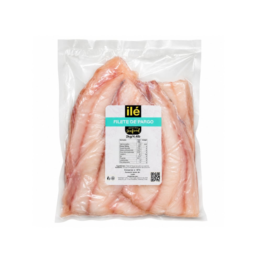 Filete de pescado pargo Ilé (2 kg / 4.4 lb) - Imagen 1